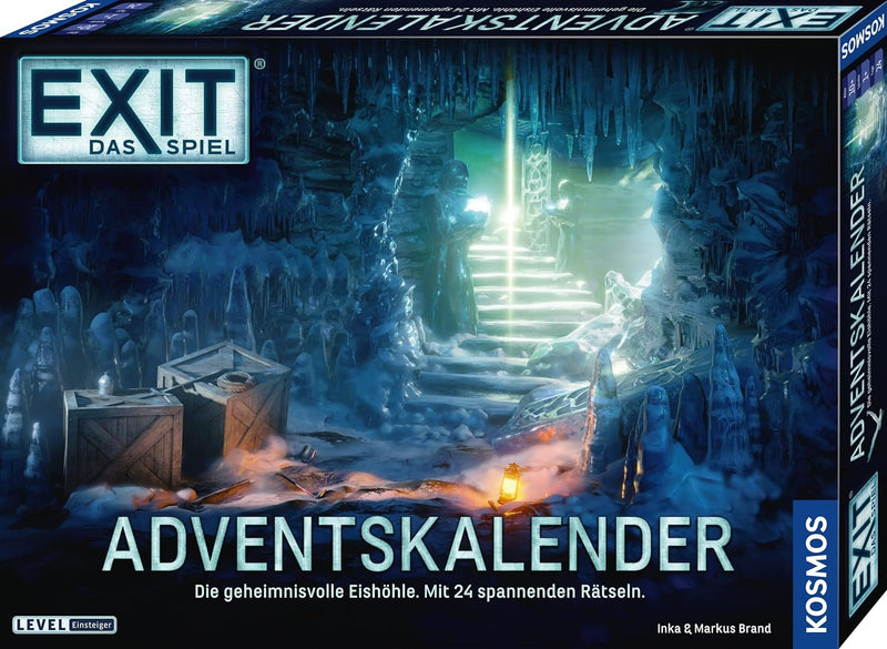 KOSMOS 693206 EXIT - Das Spiel - Adventskalender: Die geheimnisvolle Eishöhle, mit 24 spannenden Rät