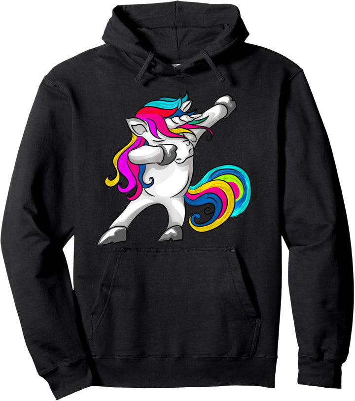 Dabbing Unicorn Dab tanzendes Einhorn Pullover Hoodie