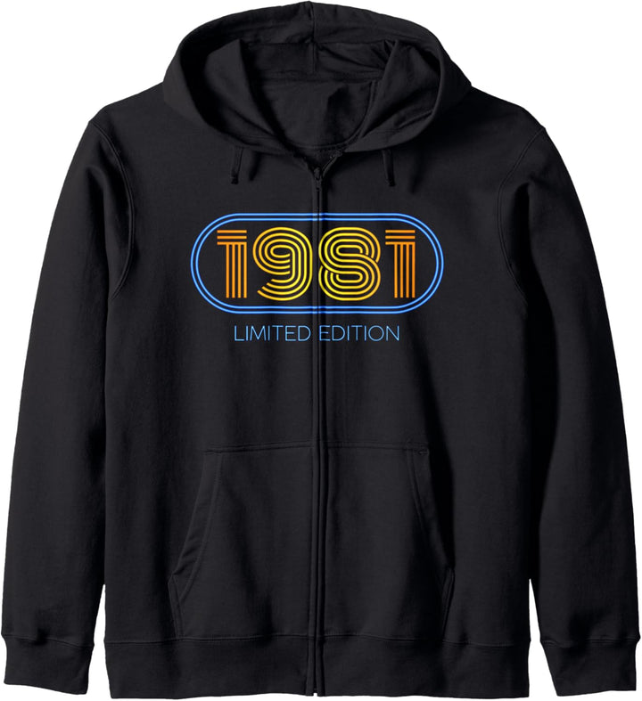 42. Geburtstag Mann Frau 42 Jahre 1981 Deko Lustig Geschenk Kapuzenjacke