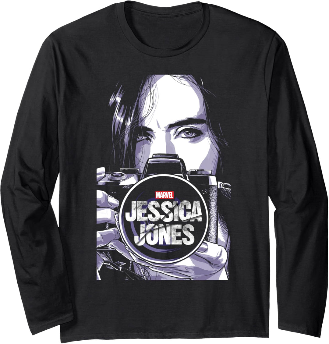 Marvel Jessica Jones Camera Langarmshirt