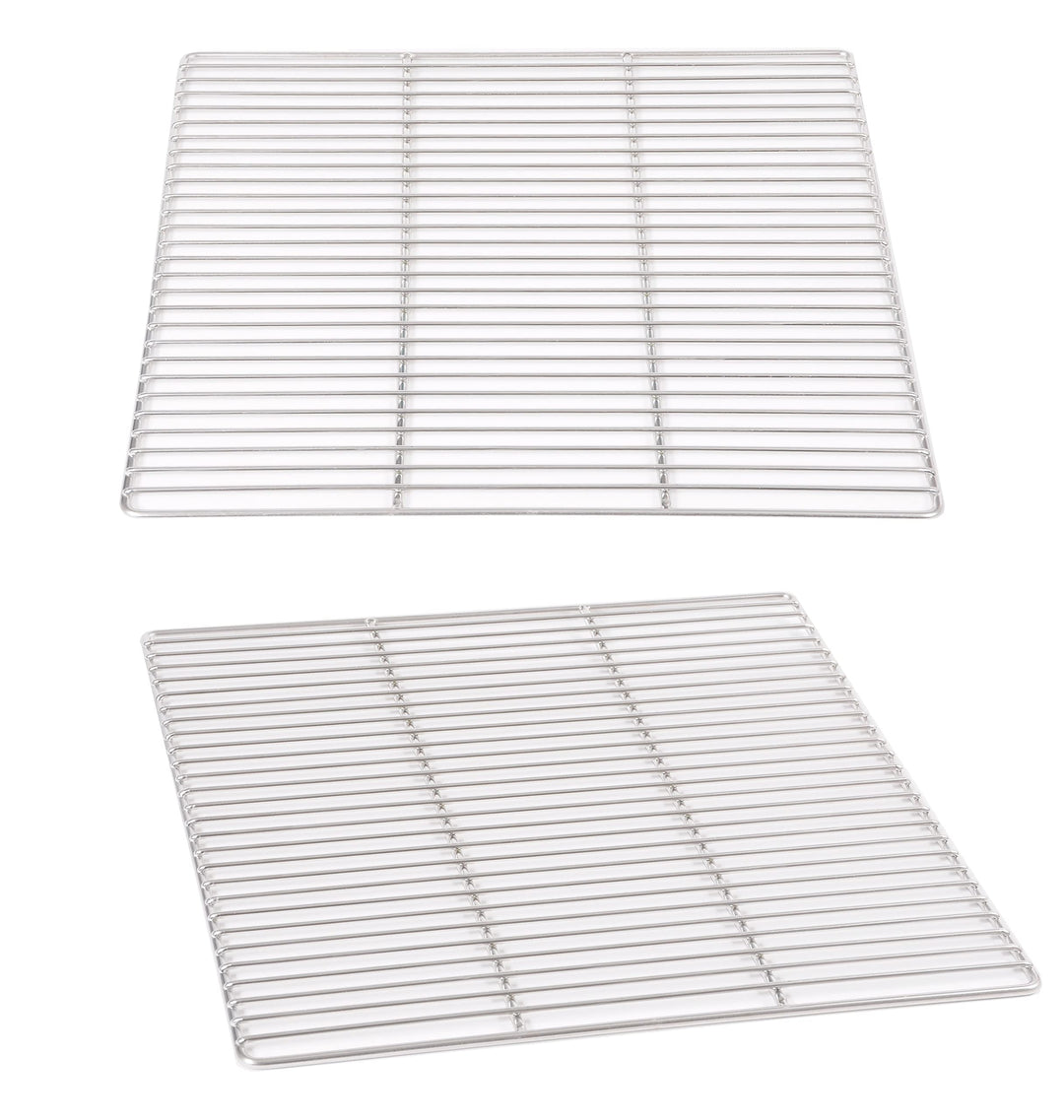Grillrost 45 x 35 cm aus Edelstahl rostfrei und elektropoliert Grillstabdurchmesser 4 mm, Grillstaba