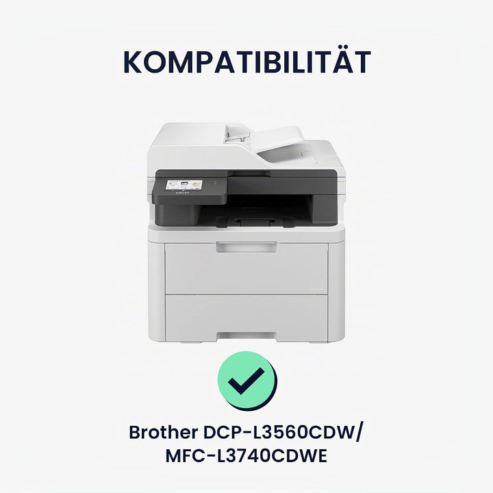 kwmobile Cover kompatibel mit Brother DCP-L3560CDW / MFC-L3740CDWE - Tasche Hülle Drucker - Staubsch