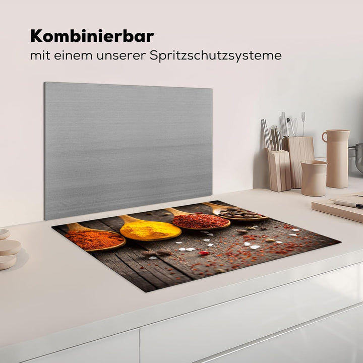 KitchenYeah© Herdabdeckplatte Einteilig 70x52 cm Küche Ceranfeld Abdeckplatte Cerankochfeld Abdeckun