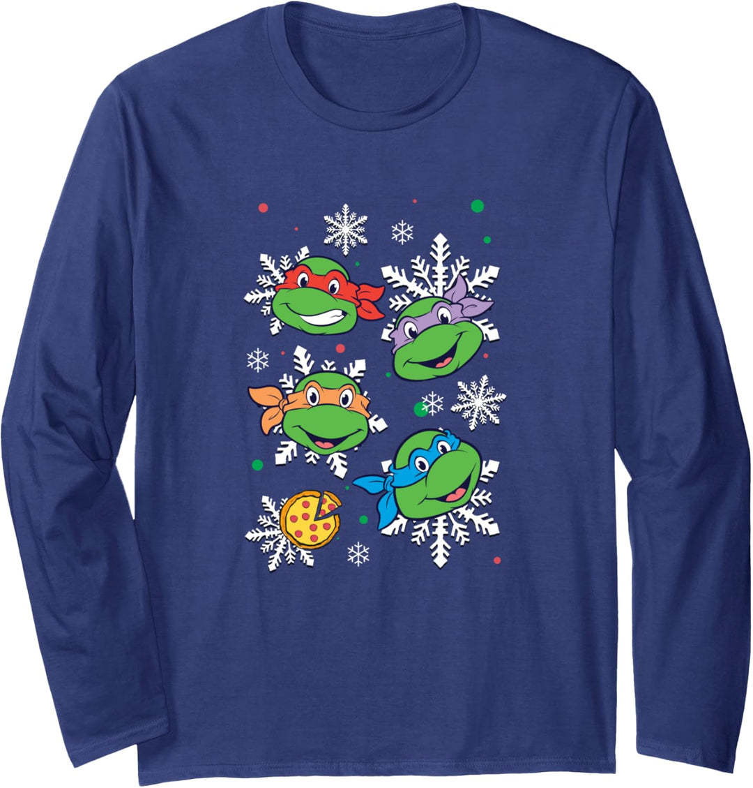 Teenage Mutant Ninja Turtles Snowing Turtles Langarmshirt