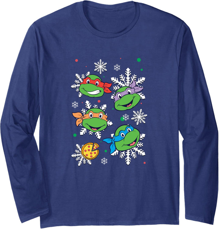 Teenage Mutant Ninja Turtles Snowing Turtles Langarmshirt
