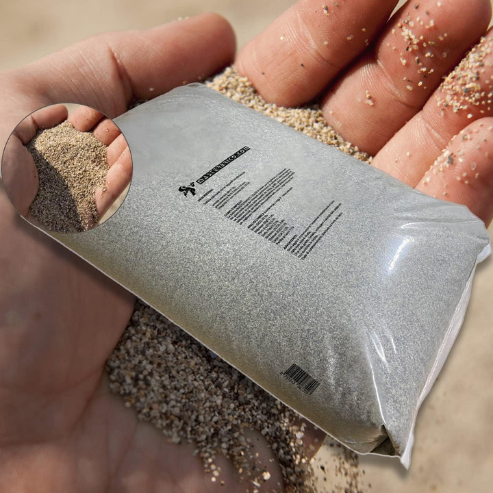 Sand für Sandstrahler, Sandstrahler, Vaga, 0,3 – 1,00 mm, 25 kg Säcke zum Sandstrahlen von Holz, Eis
