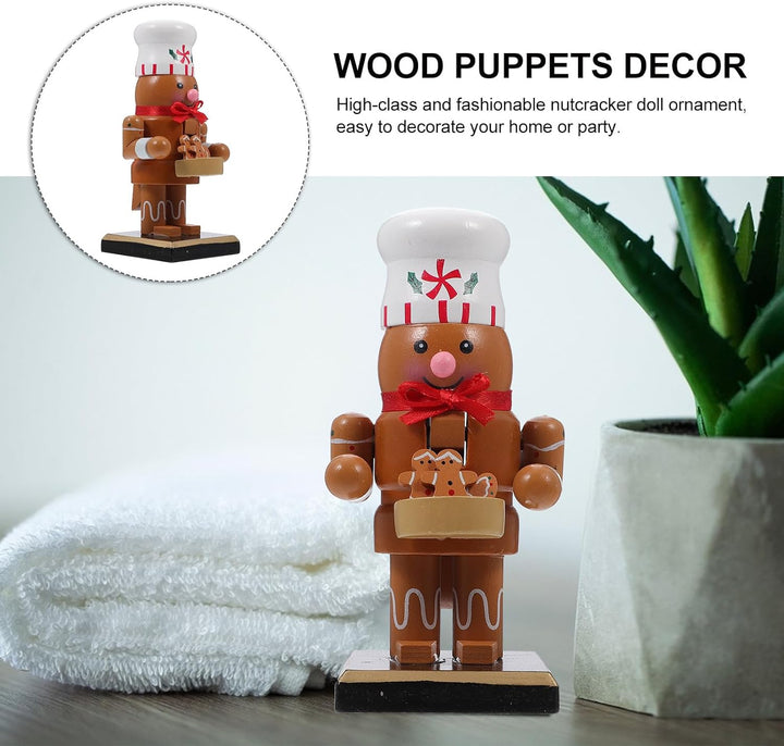 Cabilock Grosse Holz Weihnachten Nussknacker Figuren: Nussknacker Soldaten Traditionelle Weihnachten
