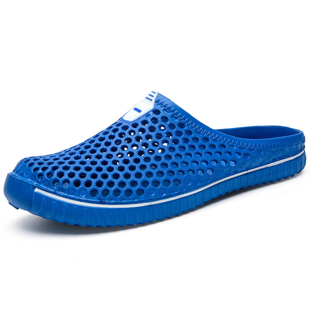 SAGUARO Clogs Pantoletten Herren Damen Sommer Atmungsaktiv Hausschuhe Gartenschuh Beach Slipper Gr.3