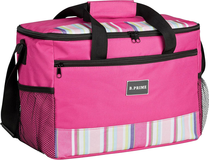 B.PRIME 20L Kühltasche Classic I 36x26x22cm I Isoliertasche I Lunch-Tasche I Kühlbox I Picknick-Tasc