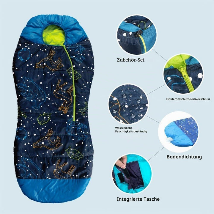 AceCamp, Kinder- und Jugend Schlafsack, Glow in The Dark, 3978