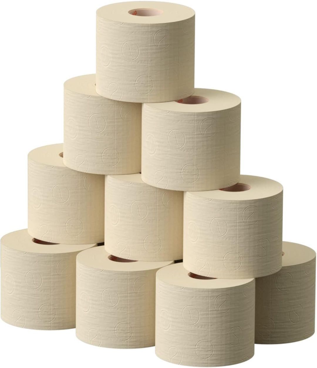 Renova Toilettenpapier Love & Action, beiger Paket 9 x 12 rollos-: 108 12 stück (9er Pack), 12 stück