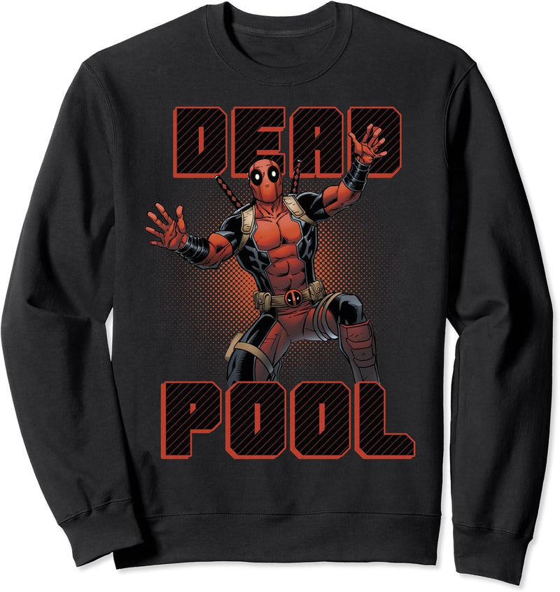 Marvel Deadpool Red Palms Out Sweatshirt