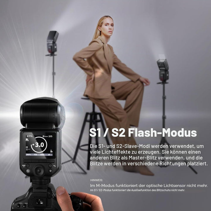 Neewer TT560 Kamera Blitz Speedlite für Canon Nikon Panasonic Olympus Pentax und andere DSLR-Kameras