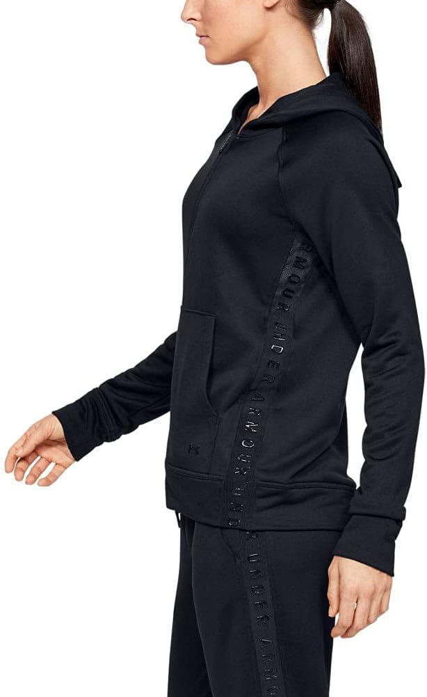 Under Armour Damen Tech Terry Fz Oberteil XS Schwarz, XS Schwarz