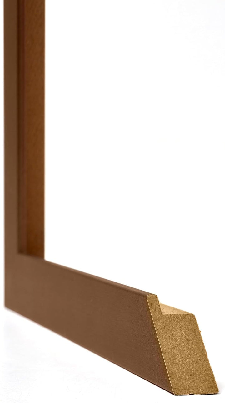 yd. Your Decoration - Bilderrahmen 25x35 cm - Kupfer Dekor - Billderrahmen aus MDF mit Acrylglas - A
