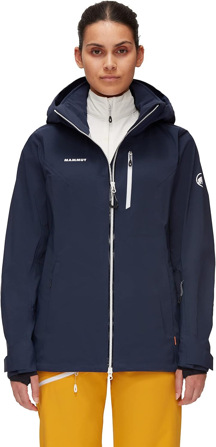 Mammut Damen Stoney Hardshelljacke mit Kapuze, marine/white
