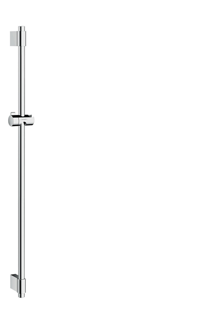hansgrohe Unica Varia - Brausestange, Duschstange 105 cm mit Duschkopfhalterung verstellbar, Chrom