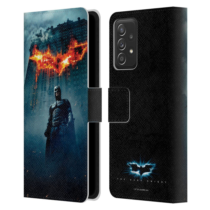 Head Case Designs Offizielle The Dark Knight Batman-Plakat Wichtige Kunst Leder-Wallet-Hülle Kompati