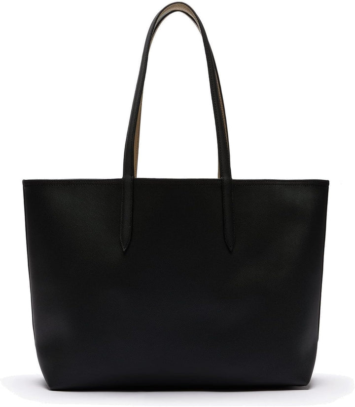 Lacoste Damen Henkeltasche SHOPPING BAG -A91 Noir / Krema, -A91 Noir / Krema