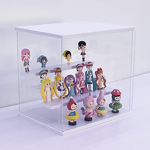Joody Vitrine aus Acryl für Sammlung, Vitrine gegen Staub mit Tür, Box aus Acryl, für Figur, Amiibo,
