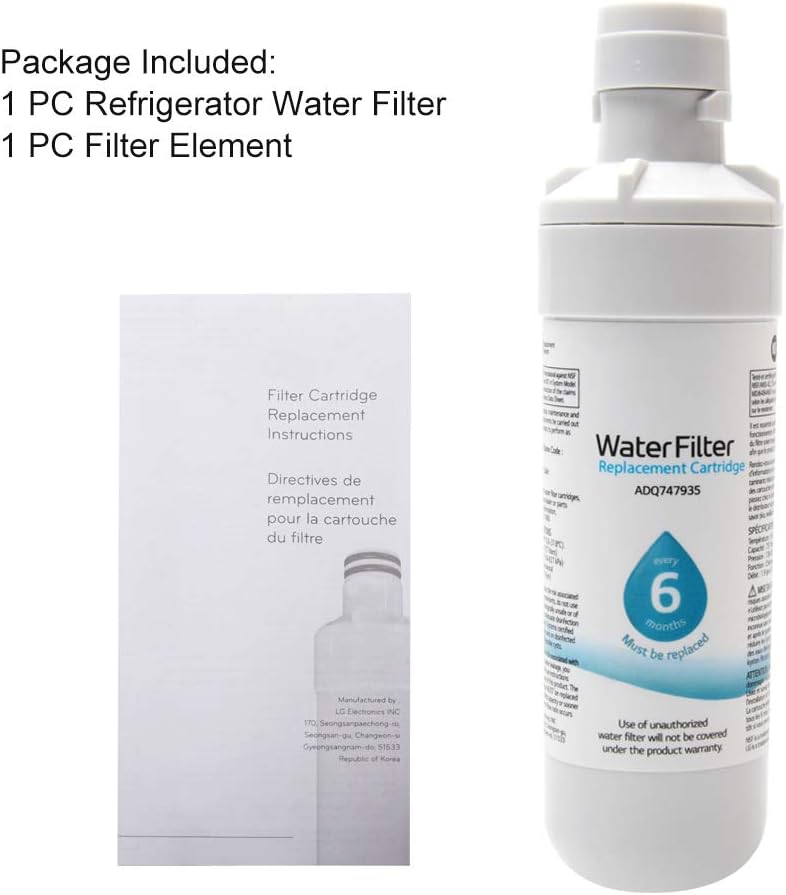 Kühlschrank-Wasserfilter, LT1000p Kühlschrank-Wasserfilter, Ersatz für Kenmore9980 (LT1000P) 1 Stück