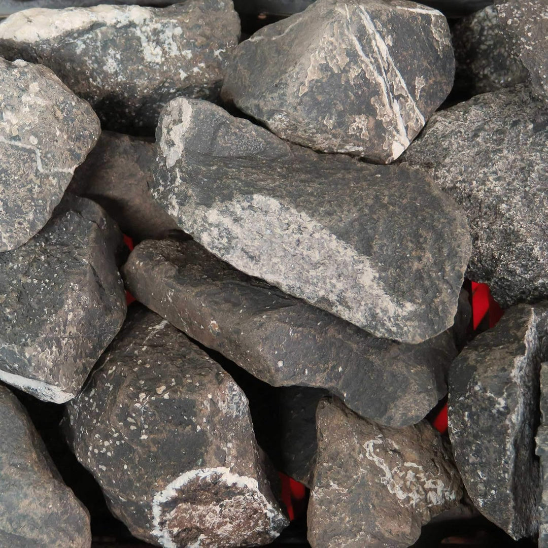 Deutsche Diabas Saunasteine 10 kg 5-8 cm, 5-11 cm oder 8-12 cm von Schicker Mineral, hochwertige Auf