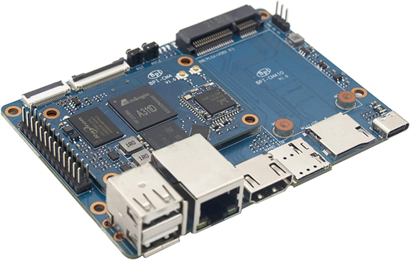 Banana Pi CM4 Single Board Computer Module Onboard Amlogic A311D Quad-Core Cortex-A73 CPU 5TOPS NPU