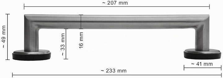 Nicolai Universalgriff Kühlschrankgriff - Edelstahl, magnetisch