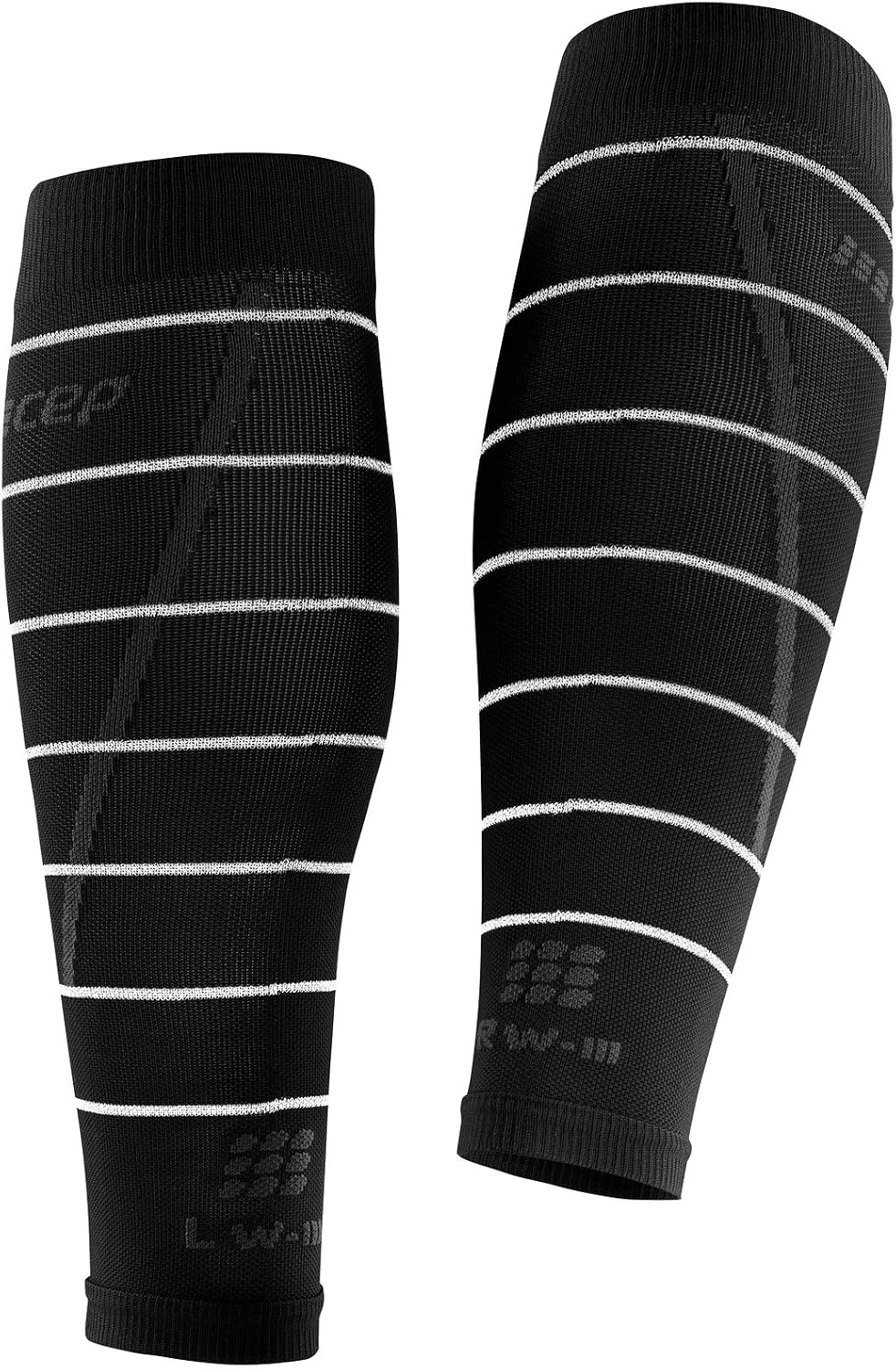CEP Women's Reflective Calf Sleeves Schwarz II, Schwarz II