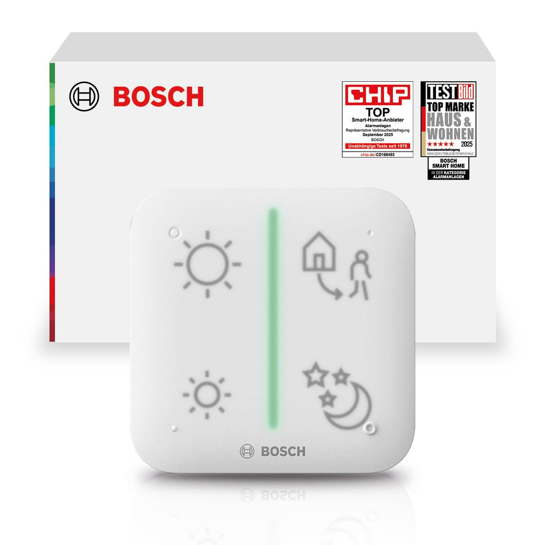 Bosch Smart Home Universalschalter II, zur einfachen Steuerung smarter Geräte, konfigurierbar für 4