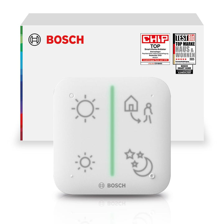 Bosch Smart Home Universalschalter II, zur einfachen Steuerung smarter Geräte, konfigurierbar für 4