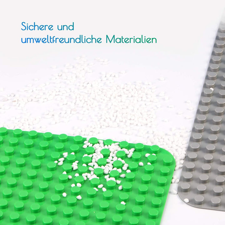Grosse Bauplatte Kompatibel mit Duplo Platten,grosse Grundplatte,38 * 38cm Platten-Set für Kreatives
