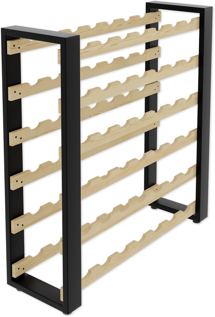 Lenmar Serie RW Weinregal aus Holz für Flaschen, LOFT, Flaschen, Wein, Flaschenregal, Kellerregal, R