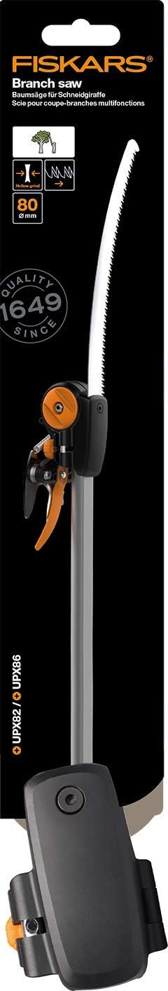 Fiskars Baumsäge für Bypass Schneidgiraffe UPX82 und UPX86, Gehärteter Stahl, Länge: 46 cm, Schwarz/