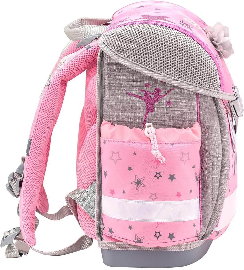 Belmil Classy Schulranzen Set 4 - teilig (403-13/AG/S) Ballet Light Pink, Ballet Light Pink