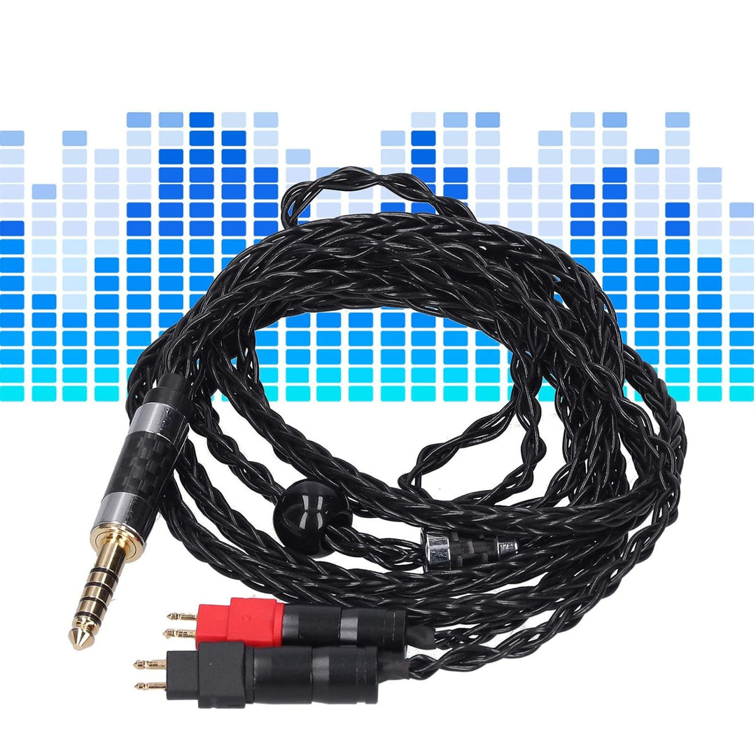 ASHATA Ersatzkabel für Sennheiser, 8-adriges Symmetrisches OCC-Doppelkabel-OCC-Audiokabel für Sennhe
