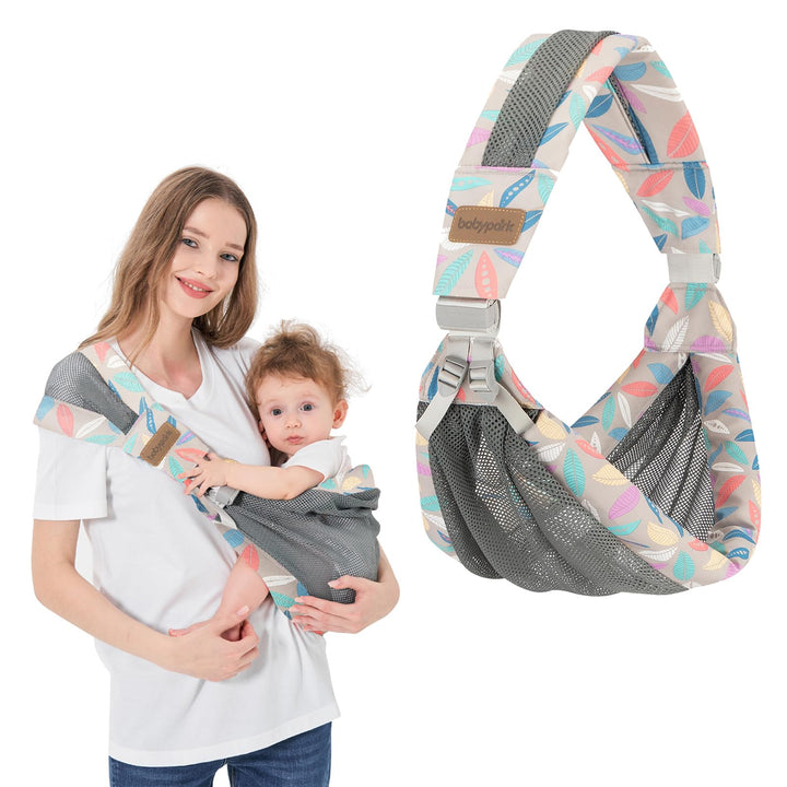 IULONEE Tragetuch Baby Babytrage Neugeborene Ab Geburt Verstellbare Babytrage Auf Einer Schulter Erg