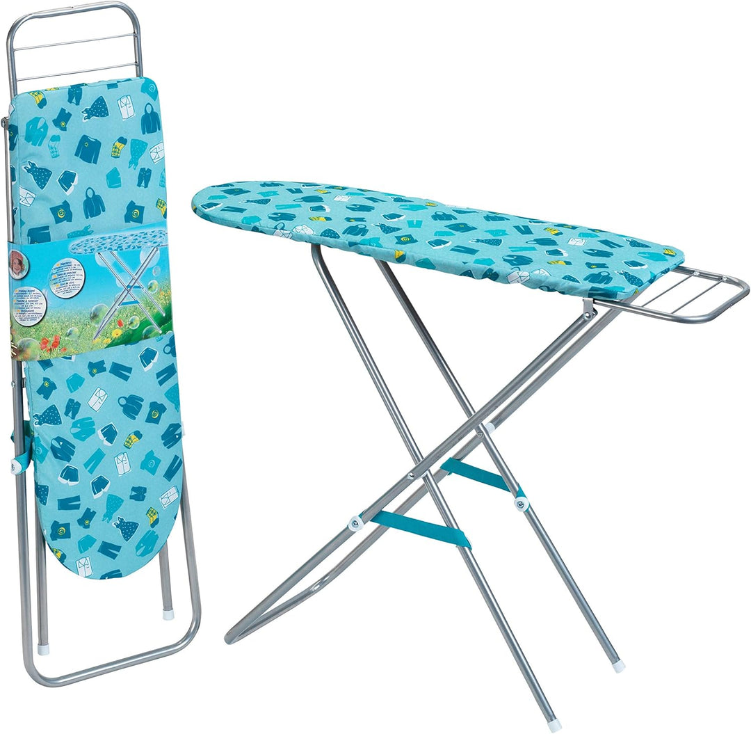 Theo Klein Metall-Bügelbrett I Höhenverstellbar I Masse: 20,5 cm x 71 cm x 62 cm I Spielzeug für Kin