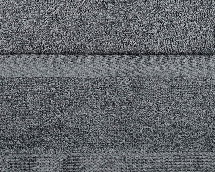 RAJRANG Hand Towel-Cotton Terry fabric-Grey-6-Pcs 40 X 71 cm Grau 6, Grau 6