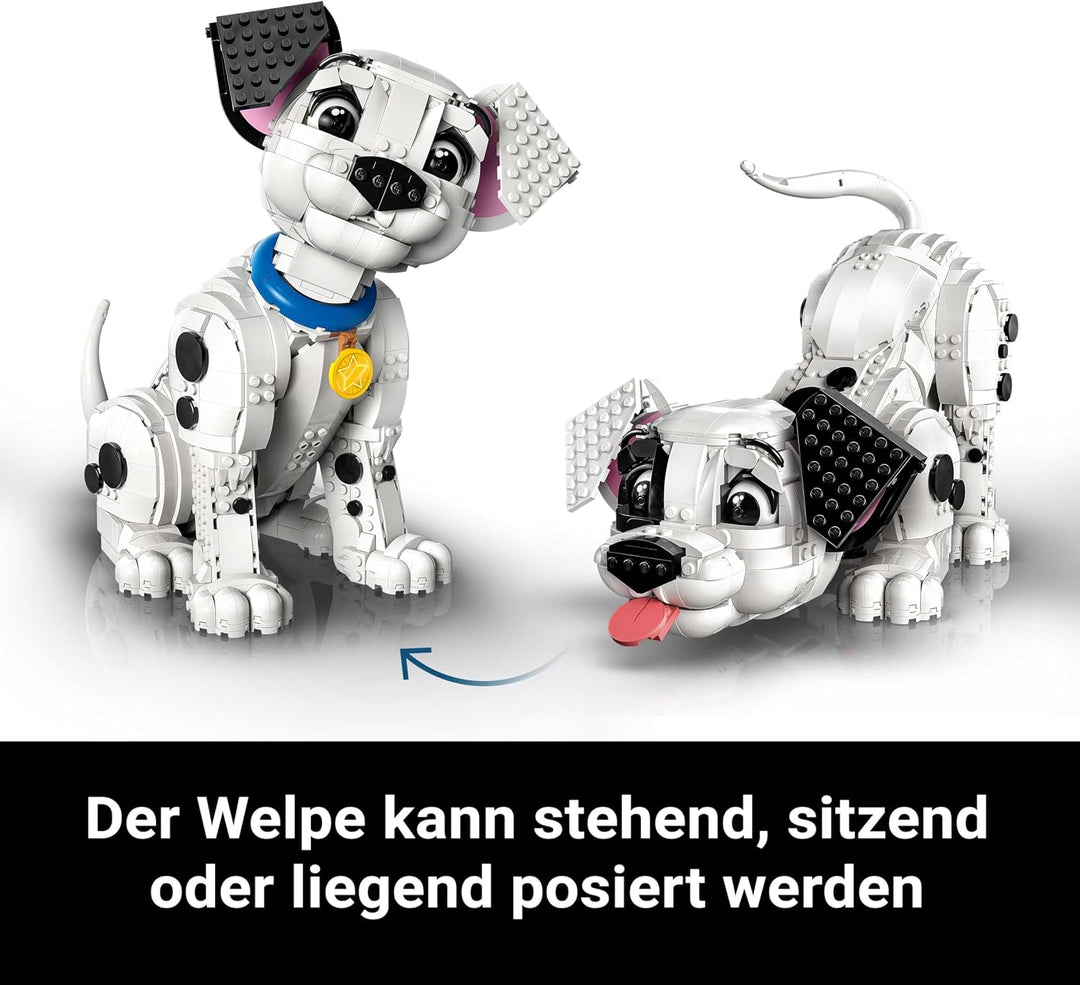 LEGO ǀ Disney Welpe aus 101 Dalmatiner - Bauset für Erwachsene - Verwandelt Sich in 6 niedliche Welp