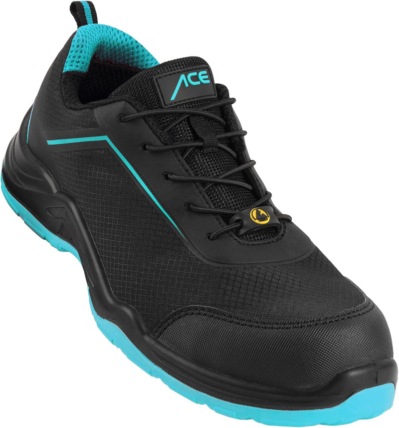 ACE Sapphire S1-P-Arbeitsschuh - Sicherheitsschuh mit Zehenkappe für Damen & Herren - super leicht 4