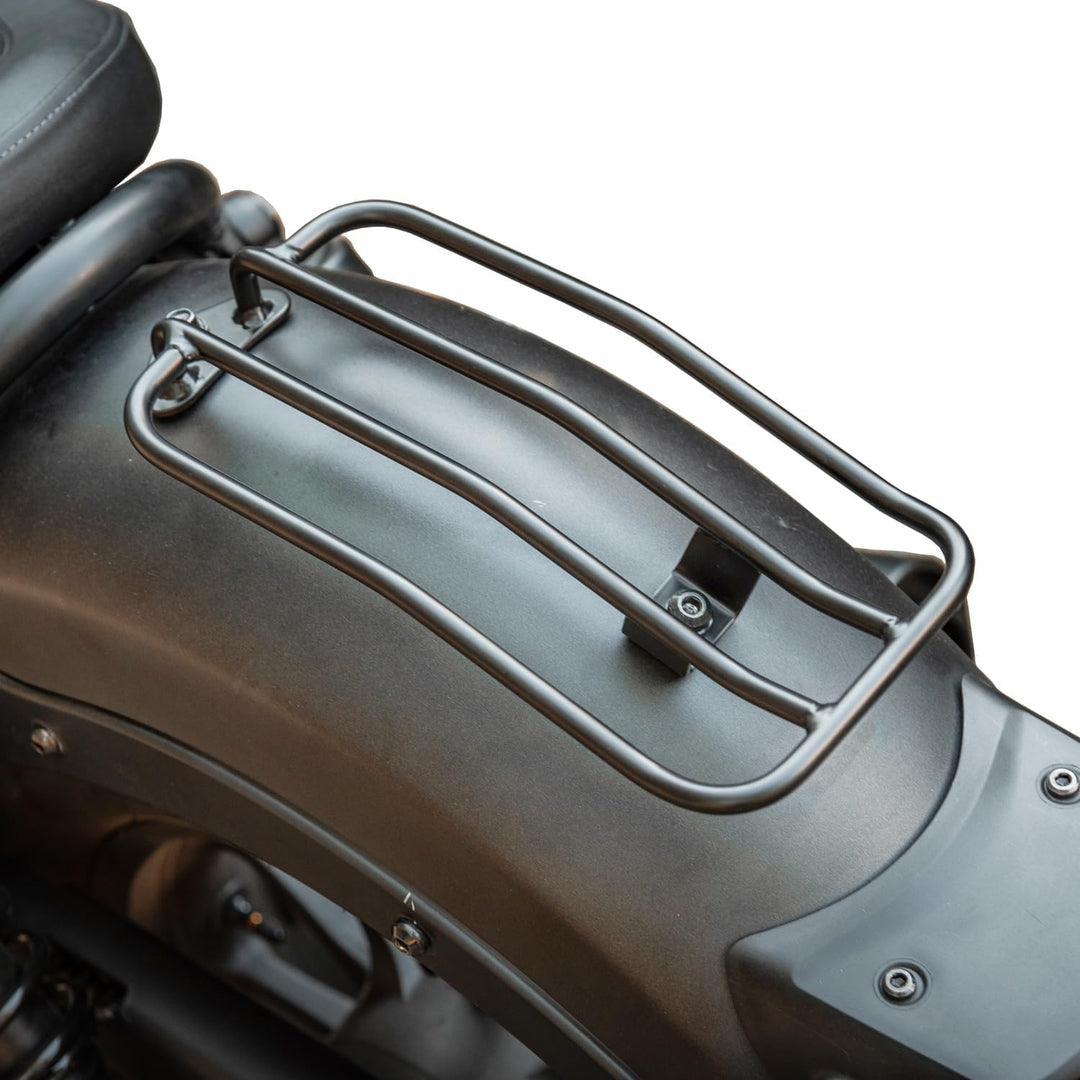 Lorababer Motorrad Heckfender Gepäckträgerplatte Gepäckablage Gepäckträger Solositz hinten Kompatibl