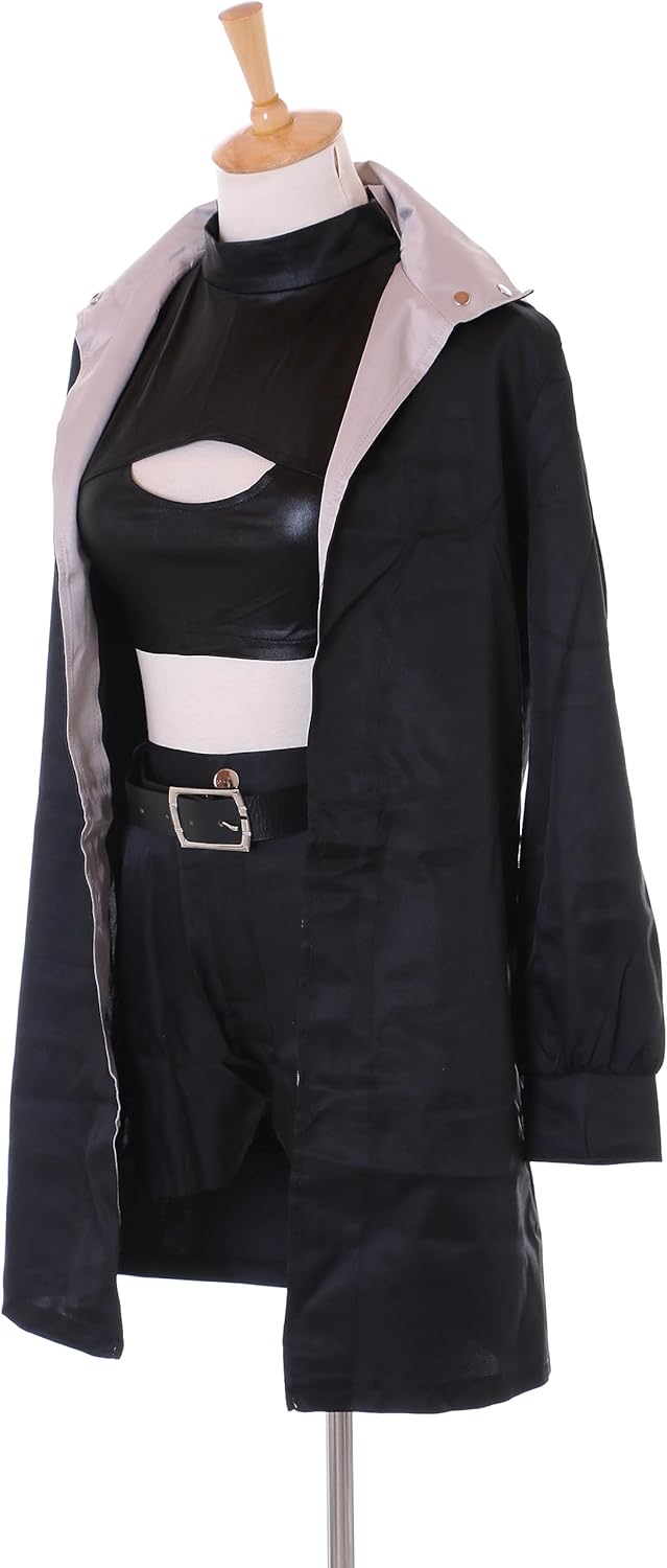 Kawaii-Story MN-234 Schwarz Kapuzenjacke 5-Teile Cosplay komplett Kostüm für Nanakusa Nazuna Call of