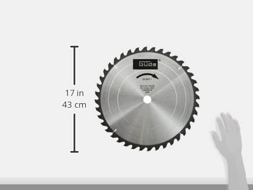 Güde Brennholzsägeblatt HM 400x30x3,2x40Z (aus Hartmetall, 40 cm Durchmesser, 3 cm Sägeblattbohrung,