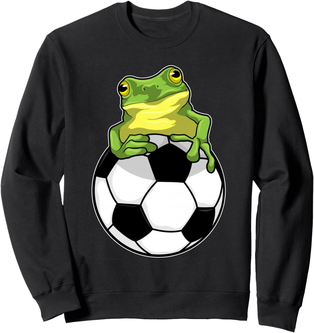 Frosch Fussball Fuballspieler Sport Sweatshirt