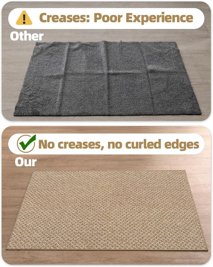 COLOR&GEOMETRY Dünn Fussmatte Innen, 44 x 76 cm, Schmutzfangmatte Innen, Teppiche für den Eingangsbe