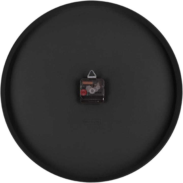 Karlsson KA5311BK Wanduhr On The Edge, schwarz mit Zeiger, Chrom One Size Metallic, One Size Metalli