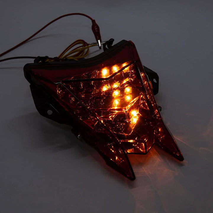 12V Motorrad Rücklicht LED Bremslicht Kennzeichenbeleuchtung Rotlicht Kompatibel mit HP4 S1000R S100