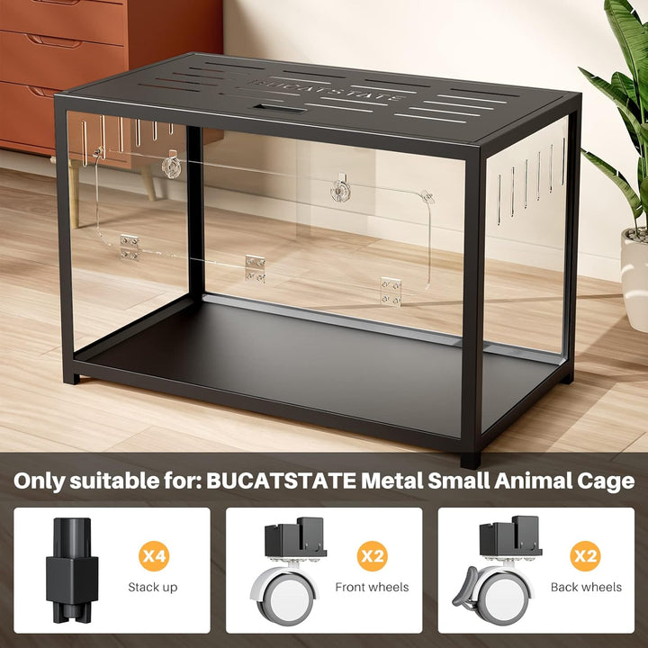 BUCATSTATE Universal-Rad- und Staplerzubehör, Käfigzubehör, das Bewegen und Stapeln Unterstützt, nur