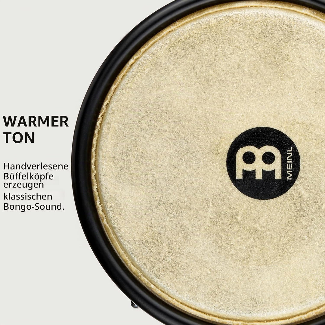 Meinl Percussion HB50BK ABS-Plastik Bongo-Set, Headliner Series, Durchmesser 16,51 cm (6,5 Zoll) Mac